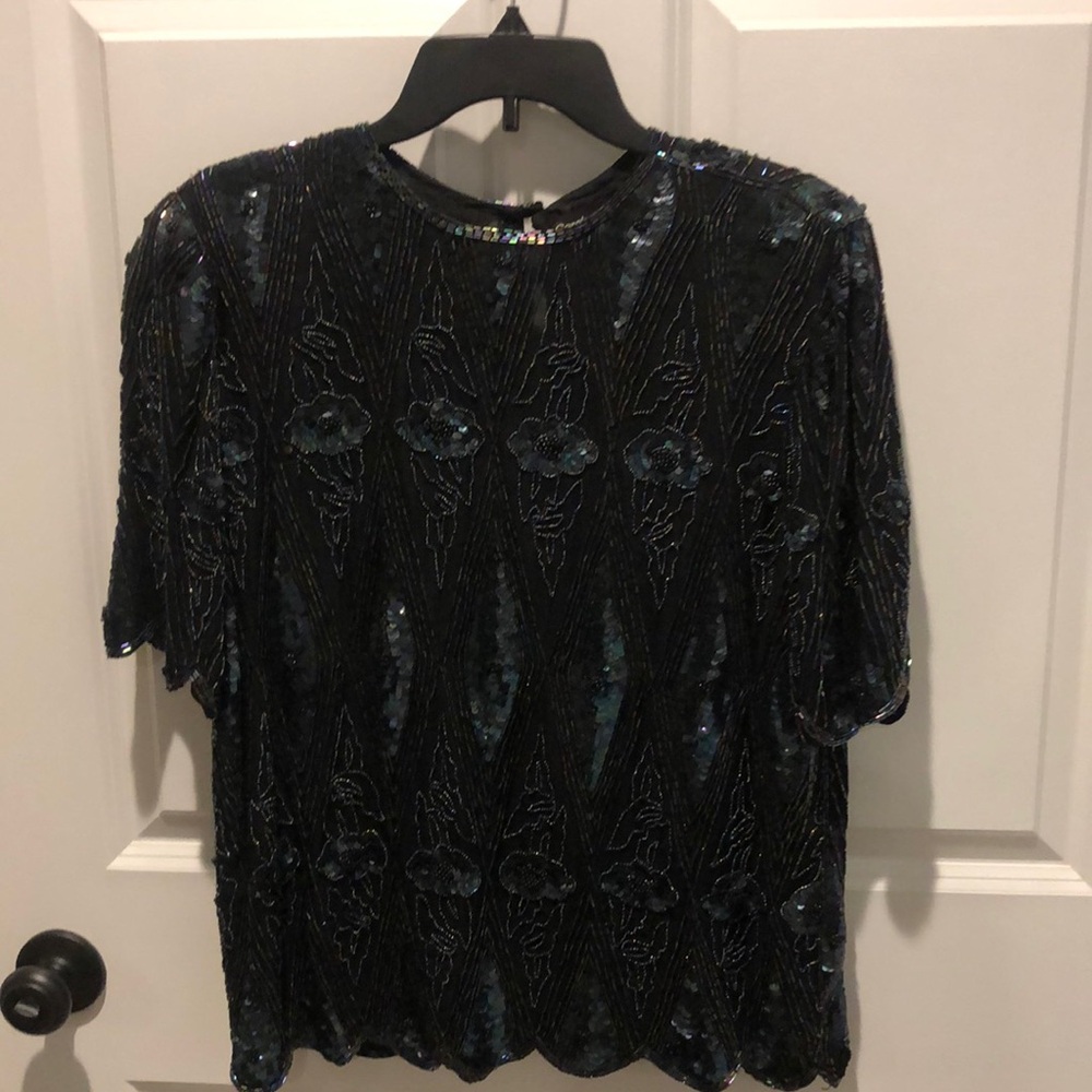 Sequin Evening wear top. Beautiful NWOT